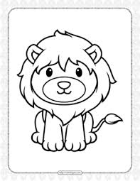 Parents may receive compensation when you click through and purchase from links contained on this website. Free Printable Cute Lion Coloring Pages