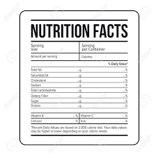 Download this image now with a free trial. Nutrition Facts Label Template Vector Royalty Free Cliparts Vectors And Stock Illustration Image 61680561