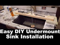 Diy Easy Undermount Sink Install You