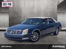 used blue 2008 cadillac dts 4dr sdn w