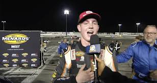 tanner reif s victory lane interview at
