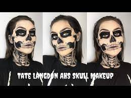 tate langdon ahs skull makeup you