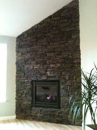 Corner Drystack Fireplace Linear