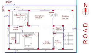 East Facing 800 Square Feet House Plan