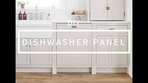 diy dishwasher panel how to put a