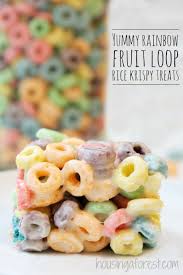 fruit loops rice krispy treats