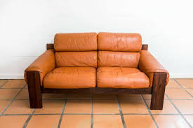 Orange Antique Sofas For