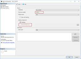 sql server 2016 full database backup