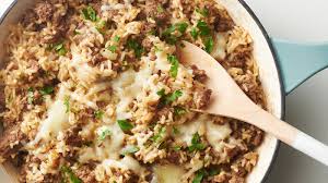 french onion soup rice skillet recipe