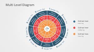 Editable Multilevel Phases Powerpoint Diagram