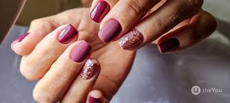 matte burgundy nails 1 photos