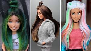 new amazing barbie hair transformations best hair for barbie dolls 2