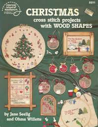 Christmas Cross Stitch Charts With Wood Shapes American