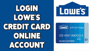 login lowe s credit card account