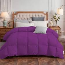 Plain Purple Cotton Comforter 200