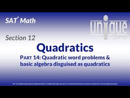 Basic Algebra Disguised As Quadratics