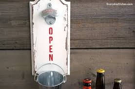 How To Make A Wall Mounted Bottle Opener