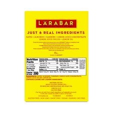 larabar fruit nut bar lemon 16 pack 1 6 oz bars