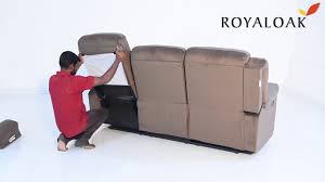 royaloak lara three seater recliner in