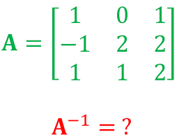 M9 Inverse Of A 3x3 Matrix Learning Lab