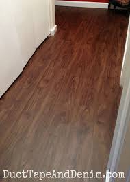 our hall makeover with vinyl plank flooring