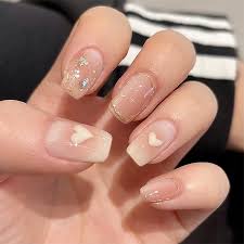 cover manicure ballet cute nails
