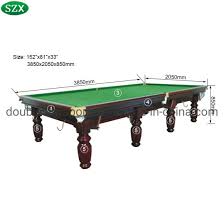 solid wood slate snooker table