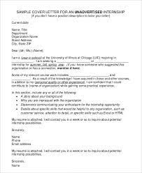 cover letters for internship 7 free