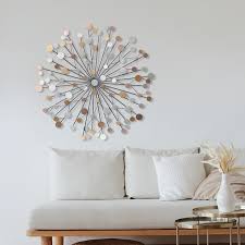 Gold Round Abstract Wall Decor