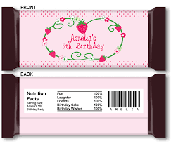 Download nutrition facts template (328842) today! Diy Candy Bar Wrapper Templates Party Favors Chocolate Bar Labels