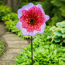 Garden Decor Glass Flower Stake Breck S