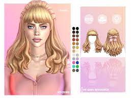 the sims resource amelie hair