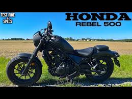 honda rebel 500 test ride and specs