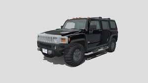 hummer h3 free 3d model by