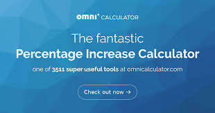 percene increase calculator