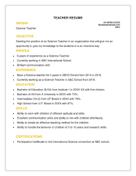 Format a resume template for teaching using a legible font, plenty of white space, clearly defined headings, and a proper resume margin. How To Write An Effective Teacher Resume With Sample Talent Economy