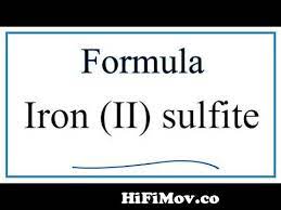 iron ii oxide from iron formula