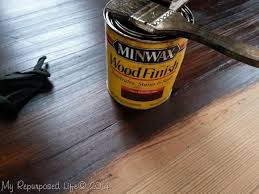 how to stain vine hardwood floors