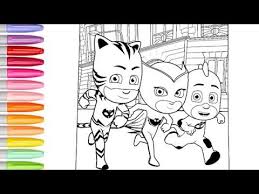 Pj masks gekko owlette catboy logo coloring pages printable and coloring book to print for free. Coloring Pj Masks Owlette Catboy Gekko Coloring Pages How To Color Pj Masks Coloring Book For Kids Youtube