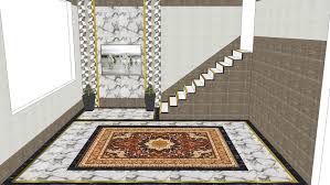 It's a great choice for living rooms, offices and even the kitchen. Living Room Luxurly Design Floor Tile 3d Warehouse