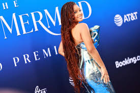 outfits from the little mermaid press tour