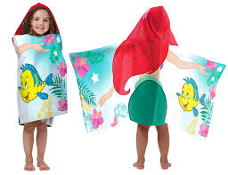 Shark mermaid children bath towel wrap microfiber cartoon hooded beach towels. Ariel Disney Ariel Hooded Bath Towel Walmart Com Walmart Com