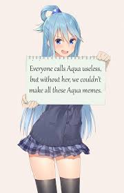 Anime_gid | аниме | манга. The Goddess Of Truth R Animemes Aqua Know Your Meme