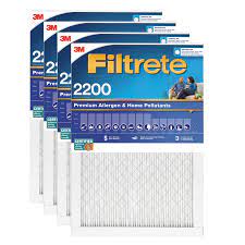 4 pack 3m 2200 series filtrete air home