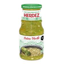 salsa verde herdez 453g justo súper a