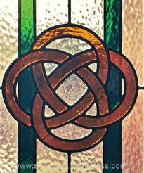 Celtic Stained Glass Circles Custom