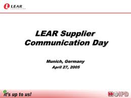 Supplier Lear Corporation