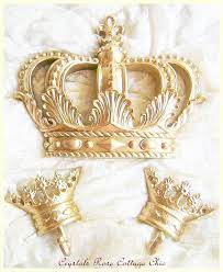 Gold Crown Wall Or Bed Crown Decor