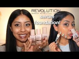 new makeup revolution serum foundation
