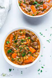 hearty beef barley stew slow cooker